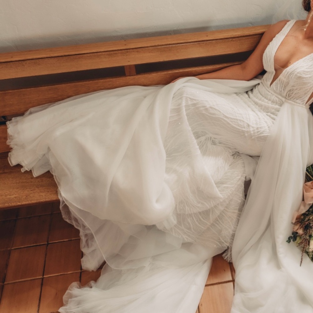 Made with love bridal over skirt